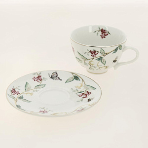 Набор чайный 8 предметов (чашка 230мл-4шт/блюдце-4шт) BALSFORD Грисоль подарочная упаковка фарфор 000000000001200569