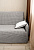 Чехол на диван 185x80x45см LUCKY Гусиные лапки белый/серый полиэстер 000000000001216959