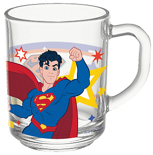 Кружка 200мл PRIORITY Супермен/Warner стекло 000000000001216535