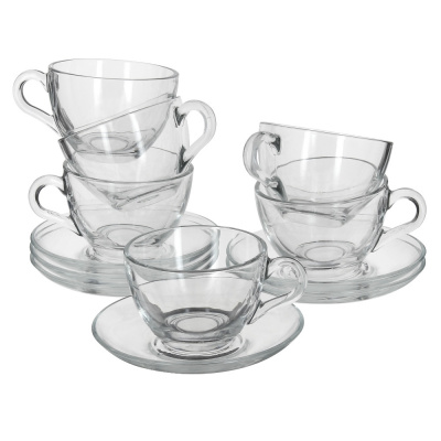 Чайный набор Basic Pasabahce, 215мл, 6 шт. 000000000001004333 купить в Посуда Центр
