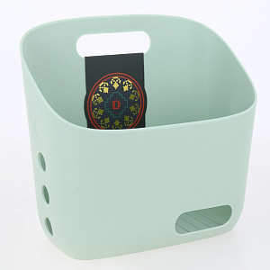 Контейнер для хранения подвесной размер-M 20х19х12,5см DE'NASTIA зеленый полипропилен 000000000001211578