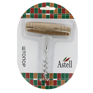 Штопор №2 ASTELL нержавеющая сталь AST-004-ШТ-002 000000000001203444