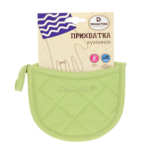 Прихватка кухонная DE'NASTIA зеленый 100%Хлопок K000004 000000000001144847
