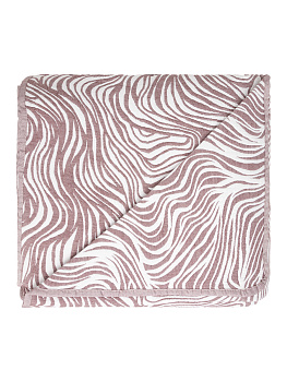 Покрывало 200x240см DE'NASTIA зебра 3слоя бордовое жаккард 55%хлопок 45%полиэстер 000000000001207702