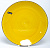 Тарелка обеденная 27см ELRINGTON АЭРОГРАФ Медовый мелкая керамика 000000000001211172