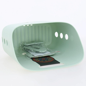 Контейнер для хранения подвесной размер-M 20х19х12,5см DE'NASTIA зеленый полипропилен 000000000001211578