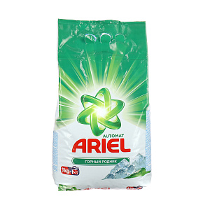 Стиральный порошок Автомат Горный родник Ariel P&G, 3кг 000000000001022541