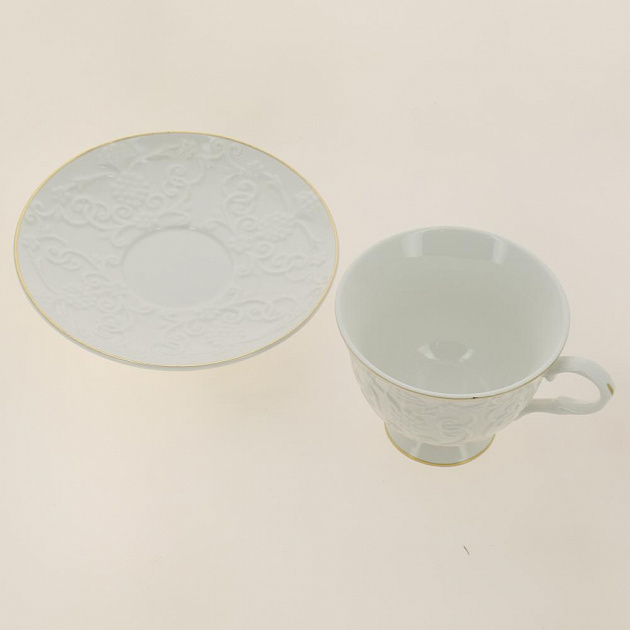 Чайная пара (чашка 220мл) BALSFORD Грация Аматея подарочная упаковка фарфор 000000000001193990