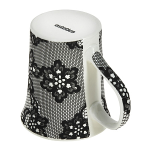 Кружка Черное кружево Matissa, 360мл 000000000001139623