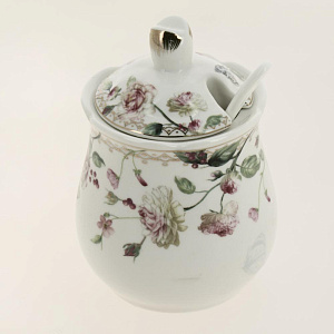 Баночка для мёда 320мл Balsford СТЕФАНИЯ с ложкой подарочная упаковка фарфор 176-42014 000000000001203915