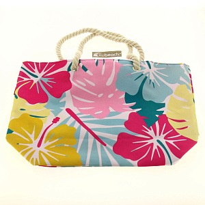 Сумка пляжная цветы/полоски КУПМАН 000000000001175600