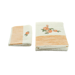 Набор полотенец Джойа-АТ Almatex, 40x60 см, 60x110 см, 2 шт. 000000000001123540