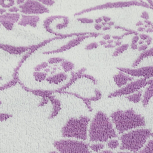 Полотенце махровое Privilea,50*90,100% хл,арт.9С58 Полянка,фиолетовый.Произ-во Беларусь. 000000000001184453