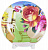 Набор чайн 4шт2 чашки 220мл/2блюдца фарфор Ваза с цветами металличейский стенд  подарочная упаковка Флора Olaff 124-01070 000000000001197826