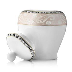 Сахарница 350мл ESPRADO Arista Rose костяной фарфор 000000000001157848