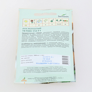 Семена Лук Тетон 112F1 200шт Seminis Италия 000000000001001580