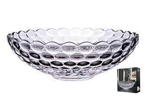 Салатник сервировочный 30см гранение стекло DSGD18-12 000000000001196891