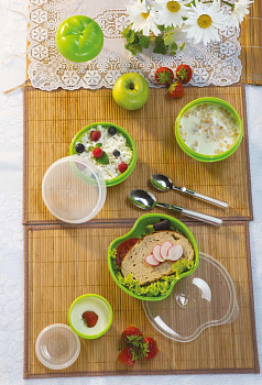 Банка с крышкой 750мл PHIBO ECO STYLE светло-серый пластик 000000000001080683