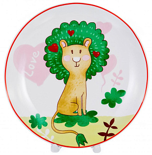 Тарелка десертная 20,5см OLAFF Сафари фарфор 000000000001197834