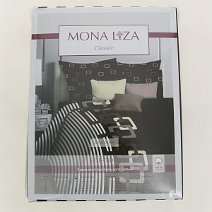 Комплект постельного белья 2-спальный MONA LIZA Chocolate New простыня 215х240см пододеяльник 175х210см наволочки 70х70см-2шт евробязь 130г/м2 хлопок 000000000001209862