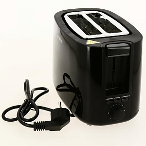 Тостер Vitek VT-7157 мощность700вт регулировка степени обжарки функция подогрева/размораживания механическое управление поддон для крошек пластик 000000000001204164