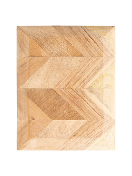 Доска универсальная 24x19x1,5см DE'NASTIA цветной зигзаг акация+манго 000000000001221815