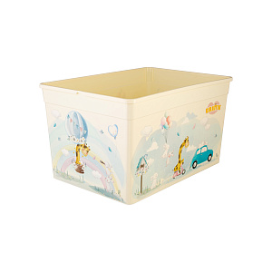 Коробка 16л ПОЛИМЕРБЫТ Giraffix пластик 000000000001213079