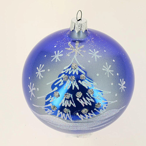 Шар 5 Елка с шарами стекло 10см NP-1765 000000000001039373