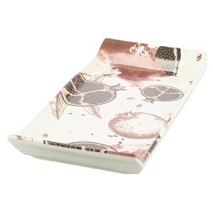 Блюдо сервировочное 29,5х14см LUCKY Гранат прямоугольное (малое) керамика 000000000001208745