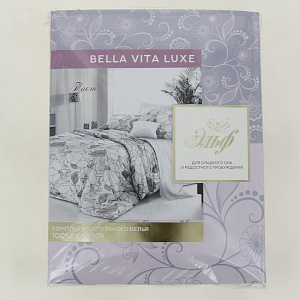 Комплект постельного белья Евростандарт Эльф Белла Вита Люкс Такт простыня220х240см пододеяльник200х220см наволочки70х70см-2шт бязь хлопок100% 000000000001208058