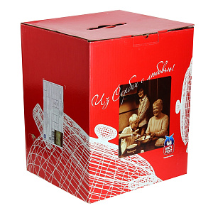 Набор посуды для приготовления 6 предметов Повара (кастрюли: 2,2л+4л+5,3л) металлическая крышка 000000000001006453