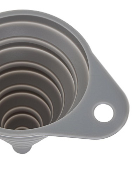 Воронка складная 11см серый силикон 000000000001228335