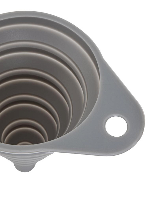 Воронка складная 11см серый силикон 000000000001228335