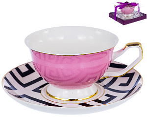 Набор чайный 2шт BALSFORD Палитра Янира роза (чашка 200мл/блюдце) подарочная упаковка 000000000001185189