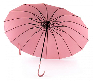 Зонтик женский трость 60см 16 спиц микс 000000000001216497