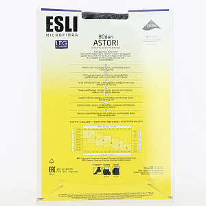 Колготки жен ESLI ASTORI 80 ДЕН р2 NERO 000000000001164596