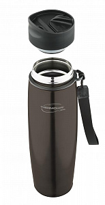 Термокружка из нержавеющей стали тм THERMOcafe by THERMOS Hiking-500 Red/Artic white/Grey 500мл 673503 000000000001195103