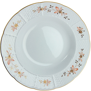 Суповая тарелка Золотые ветки Thun, 23 см 000000000001005705
