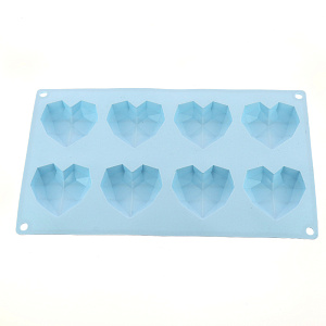 Силиконовая форма для выпечки Алмазные сердца SA2087 000000000001190886