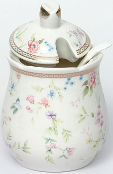 Баночка для мёда 320мл Balsford ТЕОДОРА с ложкой подарочная упаковка фарфор 173-42016 000000000001203969