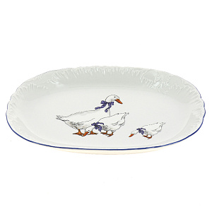Блюдо овальное 29см CMIELOW Rococo E280 фарфор 000000000001172847