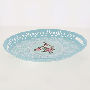 Поднос SUN PLASTIK овальный пластик 000000000001188643