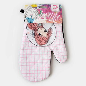 Варежка Этель Love Life Лея 26х16см 100%пэ 4437226 000000000001200828