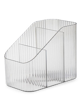 Органайзер для косметики/концелярии 15х12х8см 3 отдела BOTTLE микс пластик/PET 000000000001229822