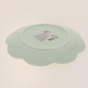 Тарелка десертная 20см КОРАЛЛ Бабочка светло-зеленая HD-010G 000000000001181051