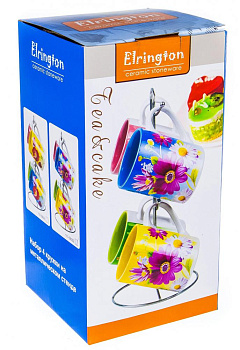 Набор кружек,4шт,310мл,мет/ст,пд/уп,АНЕМОНЫ,111-09002 000000000001178504