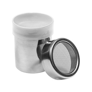Банка с ситом 7см с крышкой нержавеющая сталь 000000000001219293