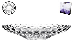 Салатник 24,4см КОРАЛЛ гранение стекло 000000000001193578