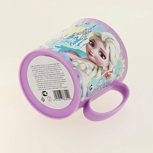 Кружка пластиковая 350мл для СВЧ Холодное сердце Цветы Stor 265054/86804 000000000001193192