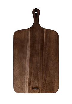 Доска разделочная 45x24x2см DE'NASTIA прямоугольная с ручкой коричневый акация 000000000001216968